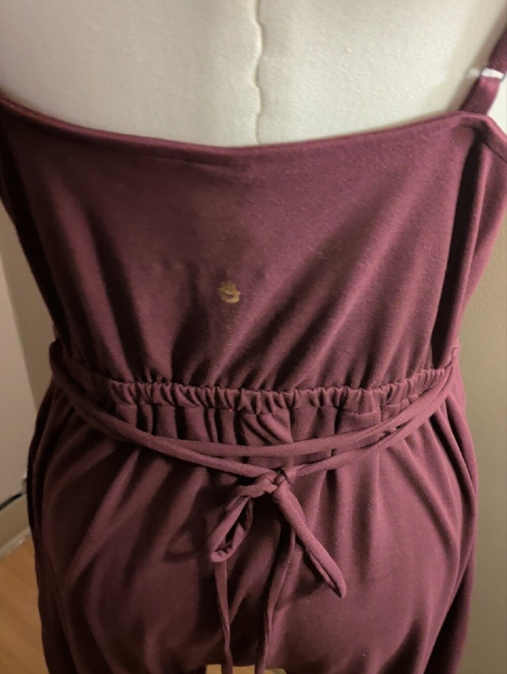 Spiritual Gangster Plum Wrap-Front Sleeveless Jumpsuit - Picture 6 of 12